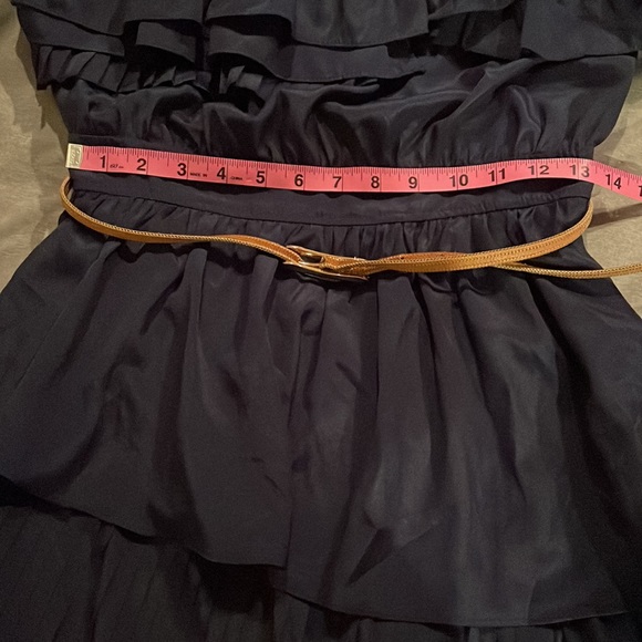 🌼NWOT Double Zero navy sleeveless dress size L - Picture 8 of 11